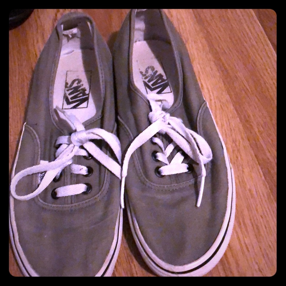 Gray vans size 7.5 women’s